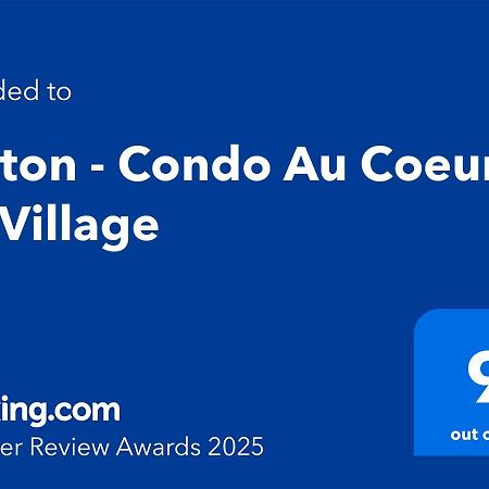 Sutton - Condo Au Coeur Du Village Exterior photo